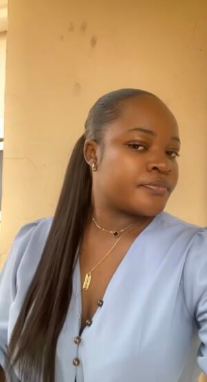 Short silky ponytail